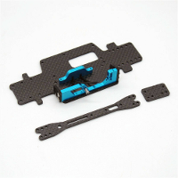 Opgewaardeerde carbon fiber chassis bodemplaat voor Wltoys 284161 284010 284131 K989 K979 K999 1/28 RC auto voertuigonde