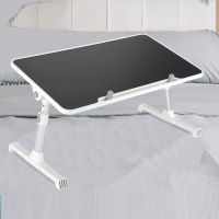 Opvouwbare in hoogte verstelbare USB koelventilator Bed Laptopbureau, in hoogte verstelbaar, gemakkelijk op te vouwen