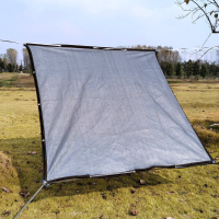 Outdoor Zonnezeil Tuin Patio Overkapping UV Blokkeer 2x3m 2x2m Zilver