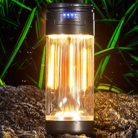 Outdoorverlichting LED Campinglamp Multifunctioneel Opladen via USB Zonne Tentlamp Hangende Standlamp Lantaarn