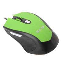 OUTERDO YX 098 Gaming Muis Groen Professionele Ergonomische Optische USB Bedraad 1600 DPI Computer Game Muizen