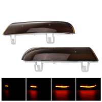 Paar dynamische LED richtingaanwijzer Spiegel indicatielampjes Amber voor VW Golf 5 Jetta MK5 Passat B6