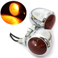 Pair 12V Motorfiets Richtingaanwijzer Lamp Voor Harley