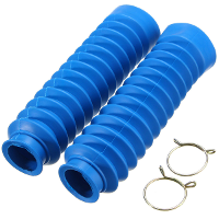 Pair Motorfiets Rubberen Voorvork Beschermhoes Beschermer Gaiters Boot Gaitor 4 Kleuren