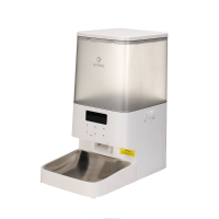 PETEMPO Automatische Kattenvoerdispenser 5L WiFi, Kattenvoerdispenser met APP bediening, Hondenvoerdispenser met Timer,