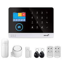 PGST PG 103 Tuya Draadloos Alarmsysteem voor thuis inbraakbeveiliging WiFi GSM APP Voice Control Support Alexa Google As