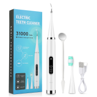 Portable IPX6 Electric Scaler Kit5 speed Removes Calculus Tartar Scaling and Cleaning Teeth Beautifier