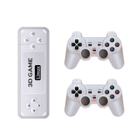 Powkiddy Y6 Draagbare Retro Video Game Spelers 2.4G Handheld 3D Dual Game Controllers Draadloze Gamepad met Mini 4K TV S