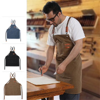 Premium Canvas Schort Universele Pasvorm 76x68cm Puur Katoen Duurzaam Waterdicht Ideaal voor Houtbewerkingsbescherming