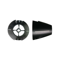 Propeller Spinner Aluminium Zwart voor ESKY Albatross 2600mm Spanwijdte EPO RC Vliegtuigaccessoires
