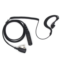 PTT MIC G Vorm Oortelefoon Headset voor Sepura STP8000 Walkie Talkie Ham Radio Hf Transceiver Handig C1035A