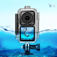 PULUZ 60 m waterdichte onderwaterbehuizing Duikkoffer Shell beschermhoes voor DJI Action 2 sportcamera