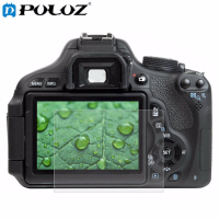 PULUZ Camera 2.5D Gebogen rand 9H Oppervlaktehardheid Gehermde Glas Displaybescherming voor Canon 650D 70D