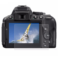 PULUZ Camera 2.5D Gebogen rand 9H Oppervlaktehardheid Gehermde Glas Displaybescherming voor Nikon D5300 D5500 Camera Acc