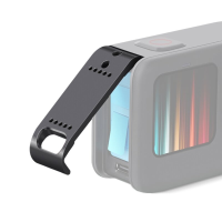 PULUZ PU525B Batterij Side Cover Stofdicht Batterij Deur Behuizing Case Deksel Lading voor GoPro Hero9 Zwarte Camera Acc