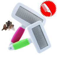 Puppy Hond Kat Haaruitval Verzorging Dierenhaar Trimmer Bont Kam Borstel Slicker Tool