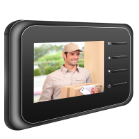 R11 Deurspion Video Deurbel met 2,4 inch LCD IR Nacht Video Camera Eye Slimme Huis Visuele Deurbel Buitenshuis Camera