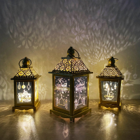 Ramadan Lamp Eid Maatwerk Ijzeren Wind Lantaarn Ambachten Arabische Lantaarn Studie Verlichting