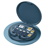 RC 190 60W Mini Datakabel opslagset doos Type C naar Type C Kabel met USB/Android/iP Converter Poort Mobiele Telefoon Ho