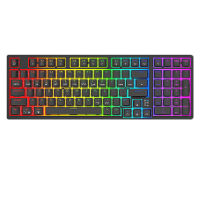 Readson H98 97 toetsen Tri mode mechanisch gamingtoetsenbord Hot swappable RGB backlit OEM profiel Type C Oplaadbaar 98%