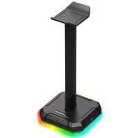 Redragon HA300 Hoofdtelefoon Houder RGB Lichtgevende 4X USB 2.0 Poorten Gaming Headset Stand Beugel met Antislip Stevige
