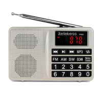 RETEKES TR603 Draagbare Radio AM FM SW Radio Digitale Tuning Ontvanger Ondersteuning USB TF Card MP3 Speler Luidspreker