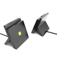 Rocketek CR319 USB 2.0 Smartcardlezer 2 in 1 CAC ID simkaartlezer