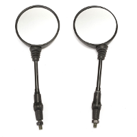 Ronde Motorfiets Opvouwbare Achteruitkijkspiegel M10x1.25Mm