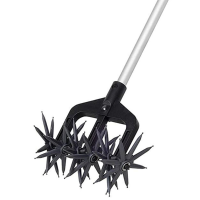 Rotorkopeg 2 In 1 Tuin Gereedschap Tuin Gras Handleiding Bodem Ploeg Gereedschap Verstelbare Handleiding Gazonbeluchters
