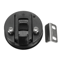 Round Slam Hatch Latch Black Voor Southco M1 61 RV Marine Boat