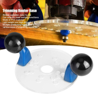 Router trimmerbasisbeugel Compacte router subbasis met handgrepen Routerbevestiging voor elektrische router trimmer