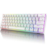Royal Kludge RK61 Mechanisch toetsenbord met drievoudige modus 2.4Ghz Wireless/Bluetooth/Wired 61 Keys RGB Hot Swappable