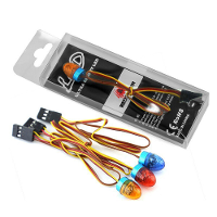 RS Rode Spin Multikleur Knipperende Lichtjes voor 1/10 RV Auto's 1/8 Klimwagens 1/14 Tamiya Tractor Graafmachine Bulldoz