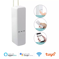 RSH MC08 EU Plug Smart Gemotoriseerde Keten Rolgordijnen Tuya WiFi Afstandsbediening Spraakbesturing Shade Shutter Drive