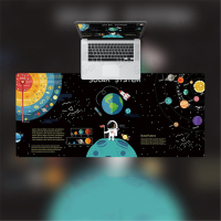 Ruimte Planeet Muismat Laptop Grote Gaming Muis Mat Hoge Kwaliteit Print Lock Edge Design Toetsenbord Bureau Mat Voor PC