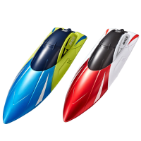 S4 2.4G RC Boot High Snelheid LED Licht Snelheidboot Waterdicht 15 km/h Elektrische Racing Voertuigen Modellen Meren Zwe