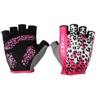SAHOO Fiets Handschoenen Halve Vinger Fietsen Handschoenen Schokbestendig Anti Slip Vrouwen Handschoenen