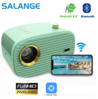Salange Mini Projector Draagbare P28 1280*720 Pixels Smartphone Casting Projetores Voor Video Game Android Home Theater