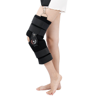 Scharnierende Kniebrace Knieondersteuning Zijstabilisators met vergrendelingswielen voor kniepijn Artritis Meniscus Sche