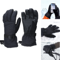 Sefzone Unisex Touch Screen Winter Ski Handschoenen Winddichte Fiets Handschoenen Volledige Vinger Waterdichte Koude Bew