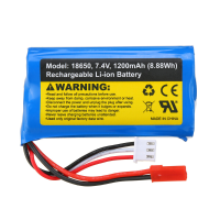 SG 1603 1604 UDIRC 1601 RC Auto Reserveonderdelen 7.4V 1200mAh 2C JST Plug Li ionbatterij 1603 012 Voertuigen Onderdelen