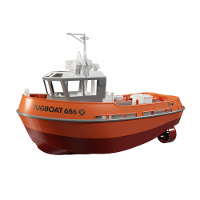 SG PINECONE FOREST SG686 2.4G 1/72 Rc Boot Krachtige Dual Motor Draadloze Elektrische Afstandsbediening Sleepboot Model