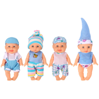 Simulatie baby 3d creatief schattige pop speelhuis speelgoed pop vinyl pop cadeau
