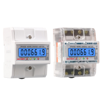 SINOTIMER DTS6619 Nieuw model 100A LCD digitaal display met achtergrondverlichting Vermogensmeter in energiemeters Slimm