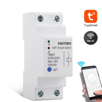 SINOTIMER TM607 Tuya 80A 85 300V Smart WiFi Timer Mobiele telefoon APP Home Afstandsbediening Timer Countdown Tijdschake