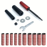 Slijpstang 10 stuks Spindelschuurhulzen Schuurhulzen Houtbewerking Schuren Hout Metaal Plastic Steen Mini Schuurmachine