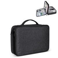SM02 Nylon Digitale opbergtas Elektronische accessoires Reisorganisatortas Waterdichte draagbare datakabelorganizer
