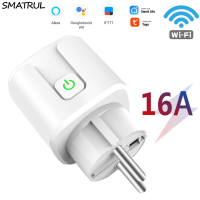 Smatrul BSD33W Tuya Wifi Smart Socket Schakelaar 16A 220V Real Tijd Power Monitor Afstandsbediening Tijdschakelaar Smart