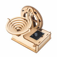 Solar Houten Knikkerbaan voor Kinderen Houten Puzzel Bouwstenen Speelgoed Marmer Doolhof Track & Race Game  Educatief We