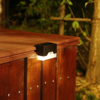 Solar Step Light Thickened Outdoor Fence Light Waterproof Stair Light Patio Railing Light Solar Step Light